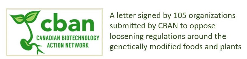 CBAN Biotechnology Action Network Call for Transparency