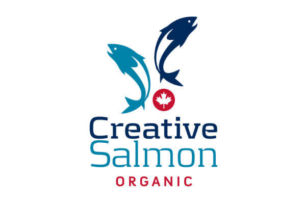 Creative Salmon Organic Logo - Organic Federation of Canada