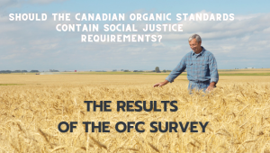 Introducing social justice in the Canadian Organic Standards - The results of OFC survey - Featured Image