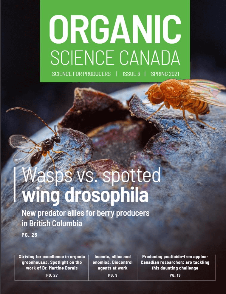 Organic Science Canada - Magazine Cover - Issue Spring 2021 - Organic Federation of Canada